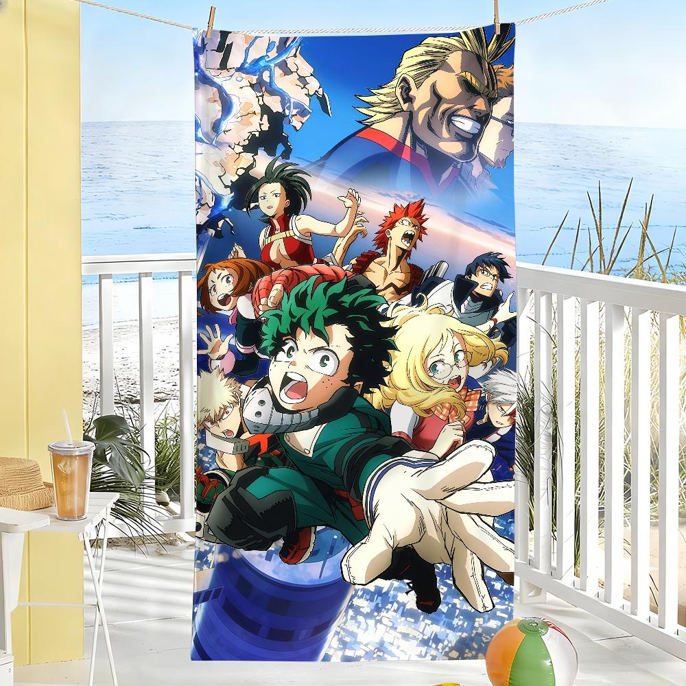 Comic My Hero Academia Towel Towels For Beaches Yoga Studios Gyms Hot Springs Swimming Pools And Picnics