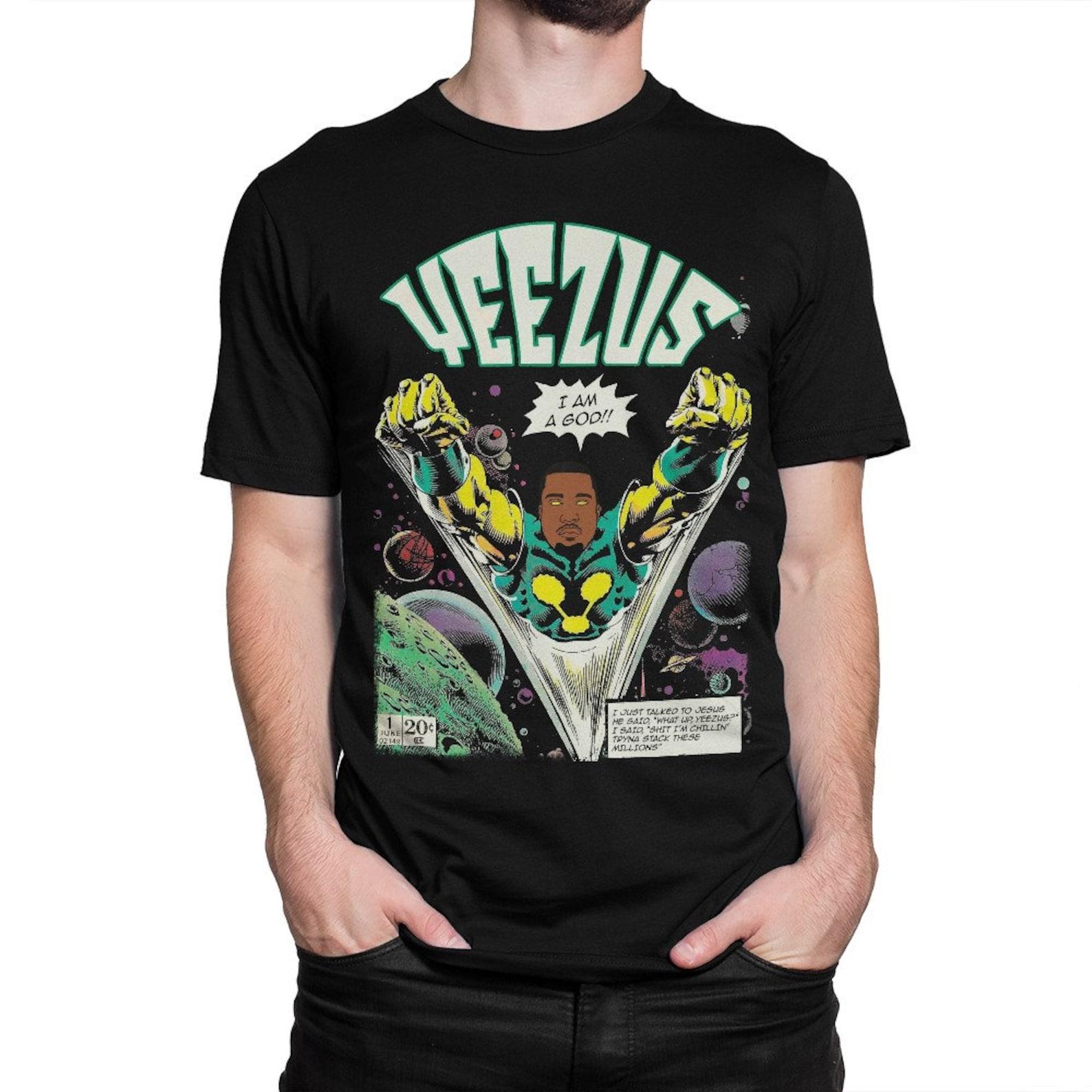 Kanye West Yeezus Comics T-Shirt, Men s Women s Sizes (met-131) 3XL