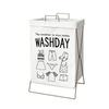 Foldable Fabric Laundry Hamper with Iron Frame