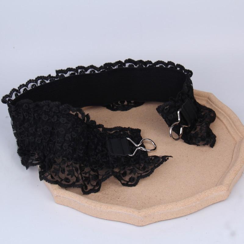 Sweet Elastic Wide Waist Seal Buckle, Women With Skirt Lace Elastic Decorative Belt Women