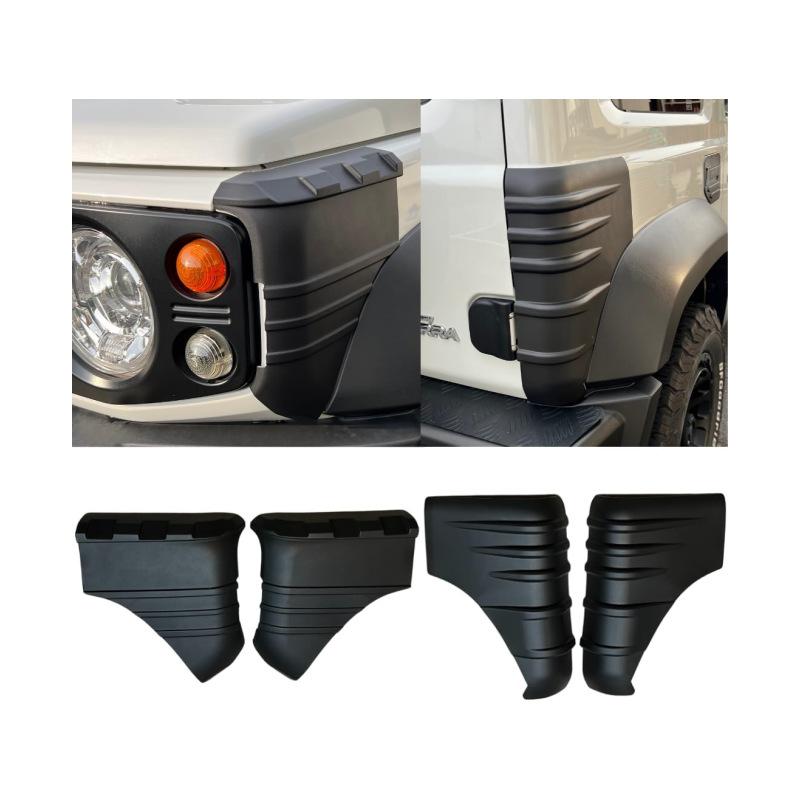 Off Road 4x4 Exterior Accessories ABS Front & Rear Wrap Angle Protection Cover For Suzuki Jimny JB64W JB74W 2019-2026 Auto Parts