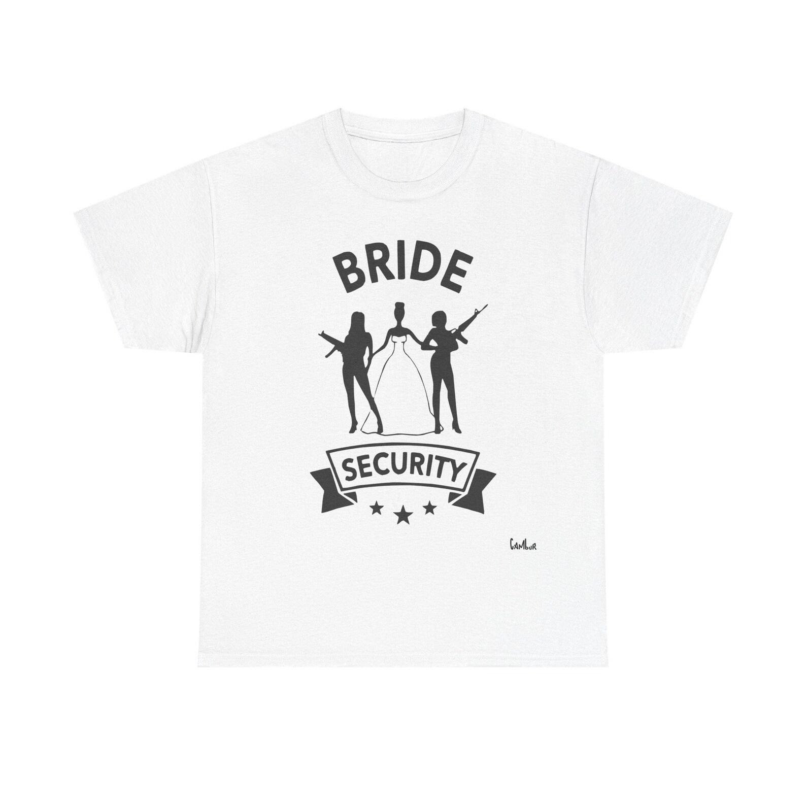 Bride Security Unisex Heavy Cotton Tee S