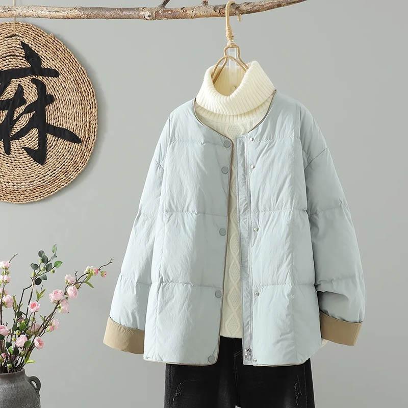 Coat for Women Fleece Thickened Plush Winter Double Layer Looses Windbreaker Oversize Casual Jacket