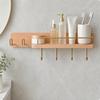 Hair Dryer Holder Multifunctional Wall-Mounted Bathroom Organizer with