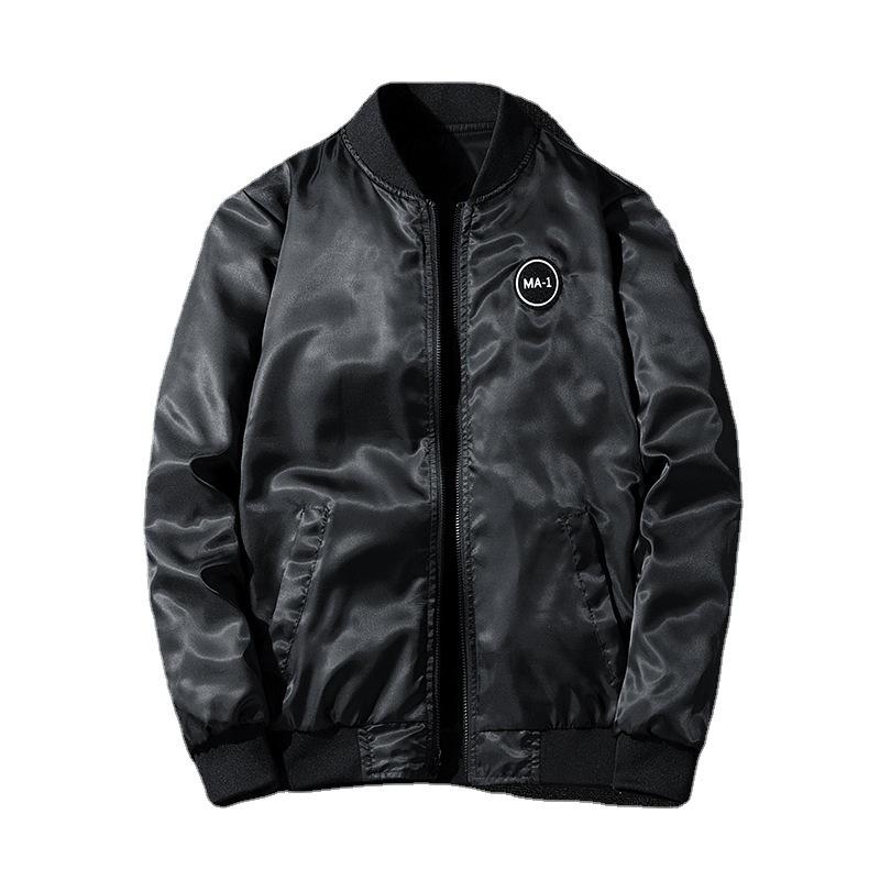 Autumn and Winter Men's Air Force Pilot Jacket Men's Embroidered Baseball Uniform Loose Workwear Large Size Trendy Jacket
