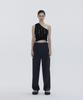 Dre Crochet One-Shoulder Tank Top_Black