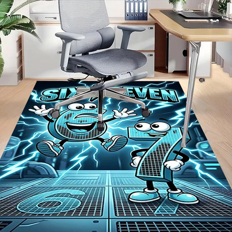 1PC Six Seven Extra Large Non-Slip Floor carpet, Office, family, bedroom, Studio - Large Area RugJ0369