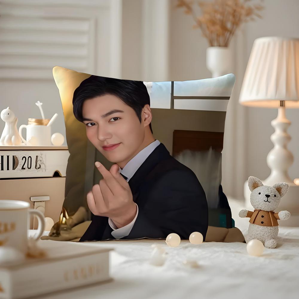 Lee Minho Actor Cushion Cover Pattern Printed Pillowcase For Living Room Sofa Cushion Cover & Bedroom Decor