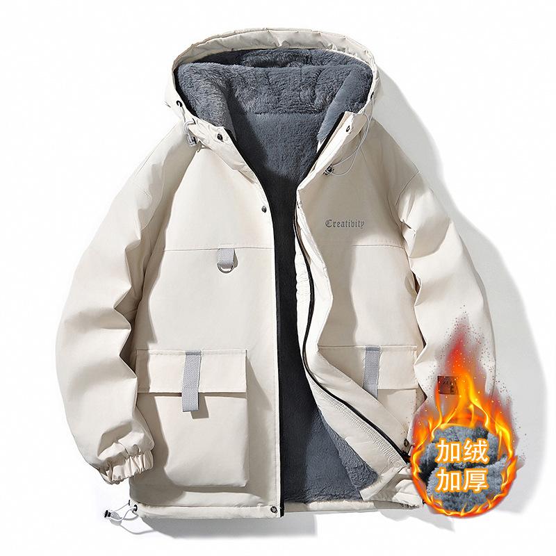 

24 Winter new trendy brand jacket men s fashion hooded youth street trendy brand 4X