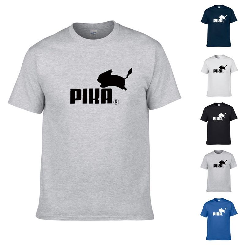 Pika Cartoon Pikachu Funny Anime Logo Men Women Tshirt Multicolor