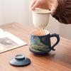 OLOEY Dragon Charm Ceramic Office Mug