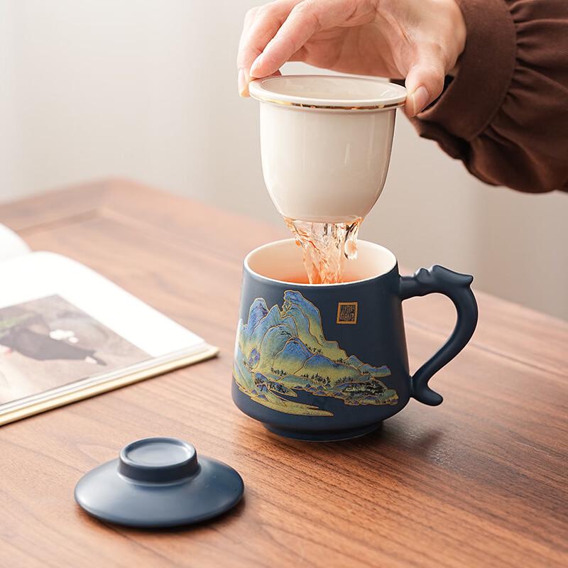 OLOEY Dragon Charm Ceramic Office Mug