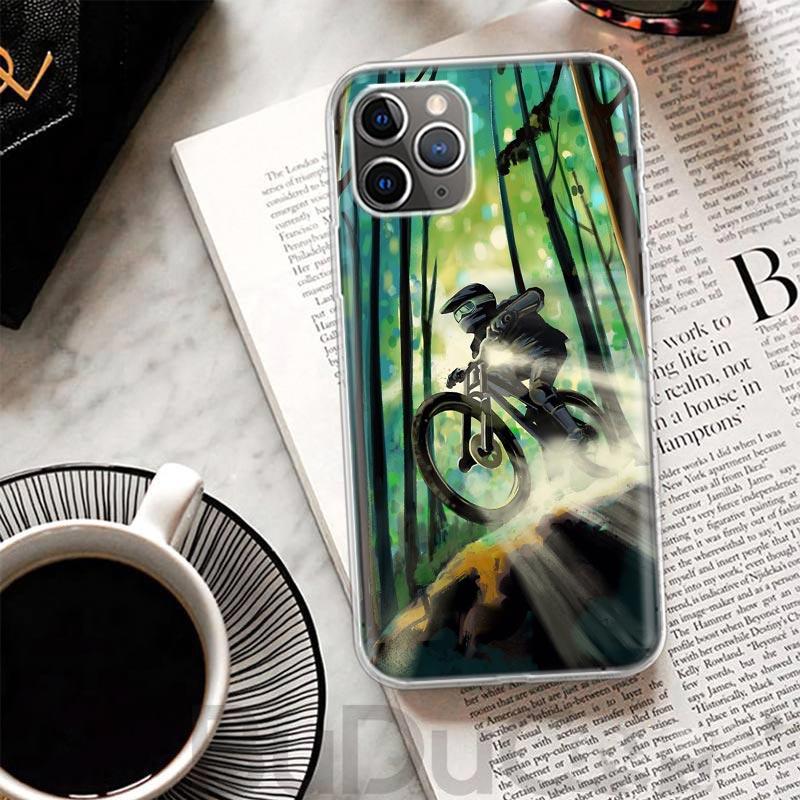 

Amazing Mountain Bike Bicycle Cover For iPhone 16 15 14 13 12 11 Pro Max Apple Phone Case X XS 7 Plus 8 + Art Customized Print S iPhone 11 Pro
