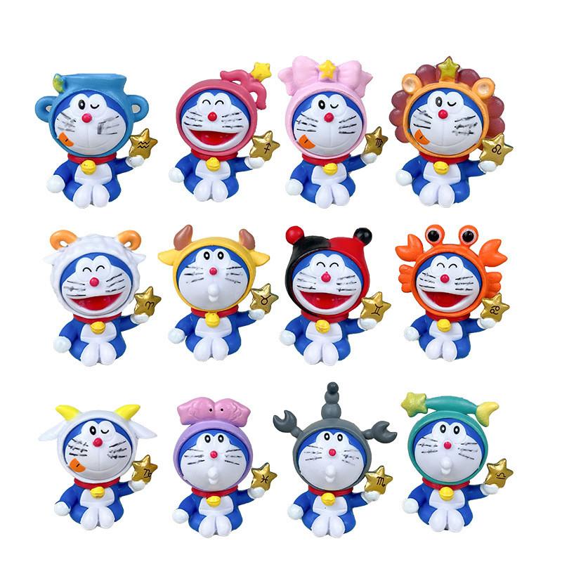 Action Doraemon Figure Cartoon Model Toy Decoration Doll Children Gifts Ornament
