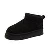Muffin Mode Plattform Schneestiefel Damen Winter Neu Kurzschaft Erhöhend Baumwollschuhe Samt Brotschuhe