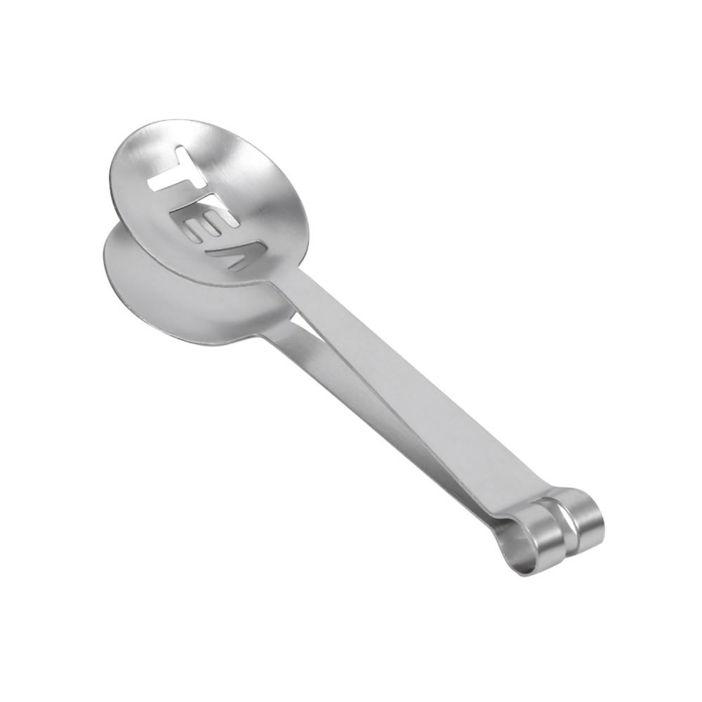 2 PCS Lightweight Tea Bag Squeezer Silver Tea Bag Clip Durable Tea Bag Tongs Loose Tea