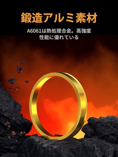GAsupply Hub Ring (HUB CENTRIC RING) Inner Diameter 66mm To Outer Diameter 73mm Height Approx. 10mm Aluminum Ultra-lightweight Compatible with Ni