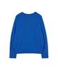 JE NE SAIS QUOI Loose Fit Crew Neck Cashmere Knit_ Royal Blue