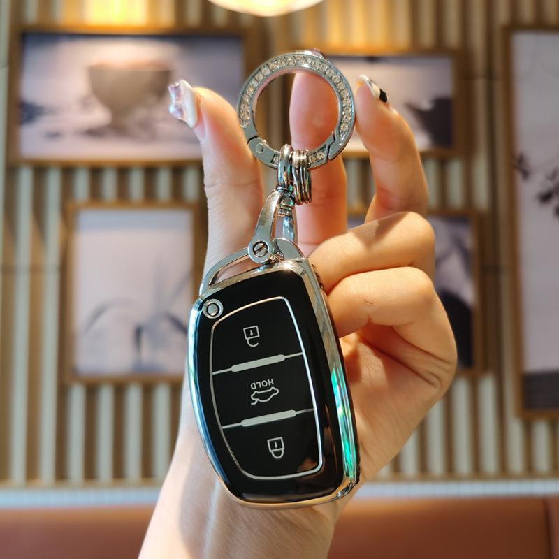 Modern Key Bag Compatible with Mingtu ix35, ix25, Langdong, Lingdong, Tucson, Sonata 9, Rena - Car Cover Buckle