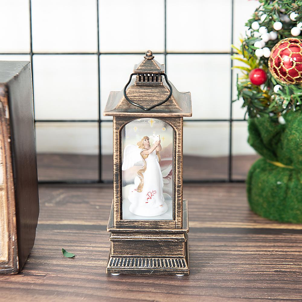 1PC Light Night Light Christmas Interior Light Desktop Decoration Christmas Tree Santa Claus Decorative Desktop Decoration  No W