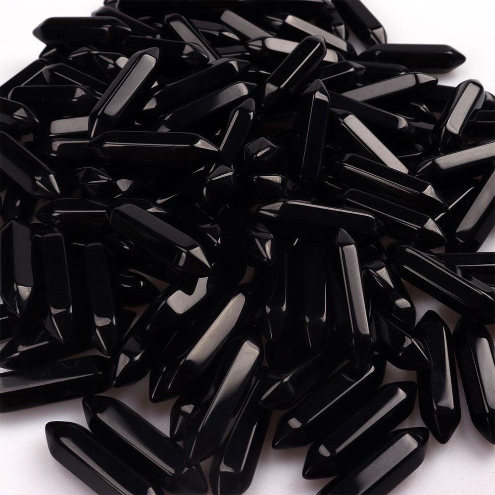 Sechseckiger Kugelkristall-Anhängerstein für DIY-Schmuck