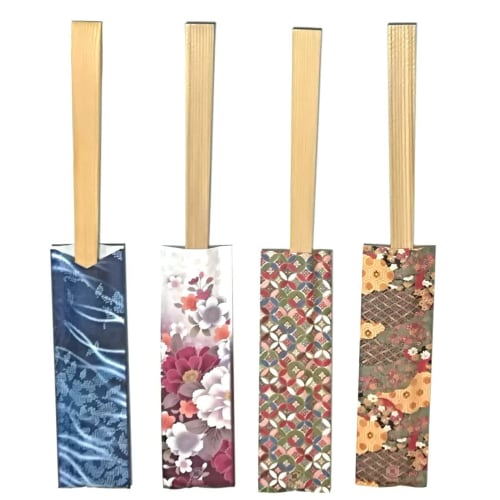 Japanese-made disposable chopsticks, 50 pairs, with kimono bag, cedar wood (24cm, not individually wrapped)