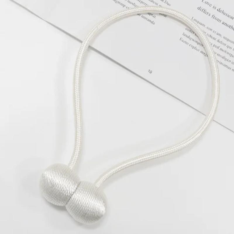 1PC Magnetic Ball Curtain Tiebacks Tie Rope Accessory Rods Accessoires Backs Holdbacks Buckle Clips Hook Holder Home Decor