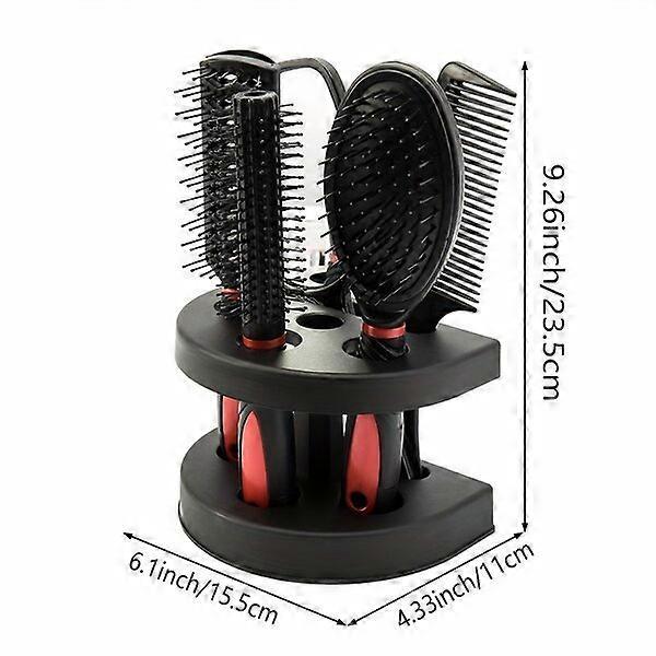 Hair Care Set, Scalp Massage/Anti-Tangling, 4 Pieces Including Mirror and Comb, Daily Care Tools