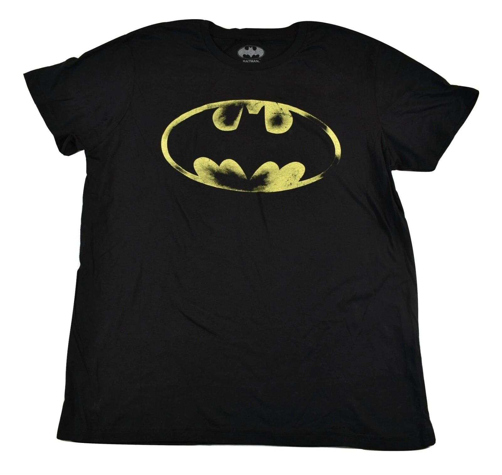 

Batman Mens Bat Logo Signal Black T-Shirt New L, XL, 2XL 2XL