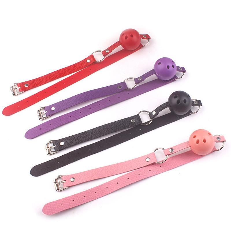Jucării sexuale cu minge din silicon moale Gag Gag cu gură deschisă BDSM Bondage Mouth Ball Femeie Cuplu Jocuri sexuale pentru adulți Accesorii erotice
