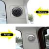 For Toyot-a FJ Cruiser 2007- Steel Car Trunk Pillar Speaker Cover Mesh Trim