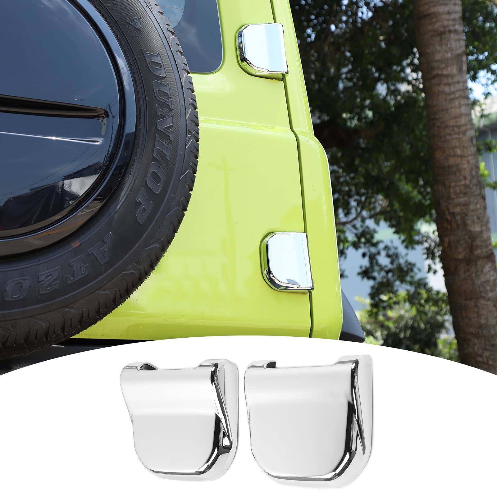 SQQP Tailgate Hinge Cover for Suzuki Jimny JB64 JB74 Parts серебряный