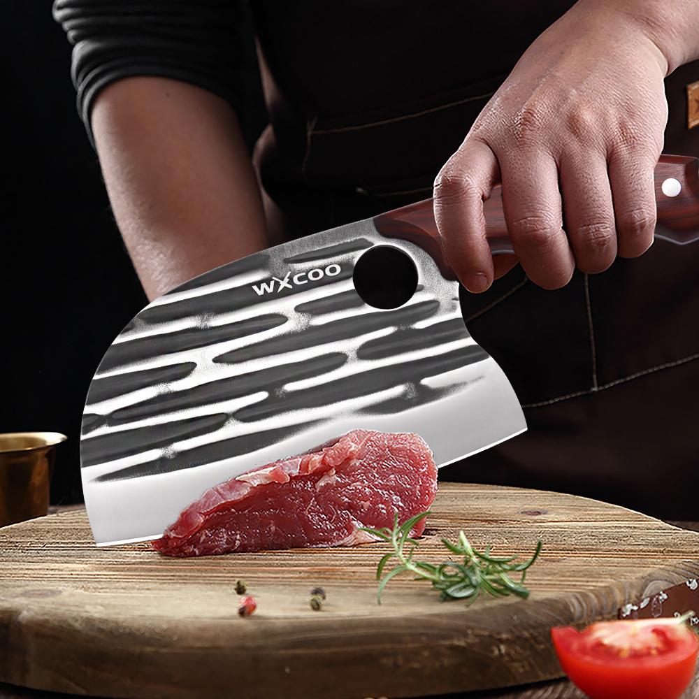 Professional Handmade Boning Knife Kitchen Knives Meat Cleaver Stainless Steel Knife sharpener Chef Knife Cleaver