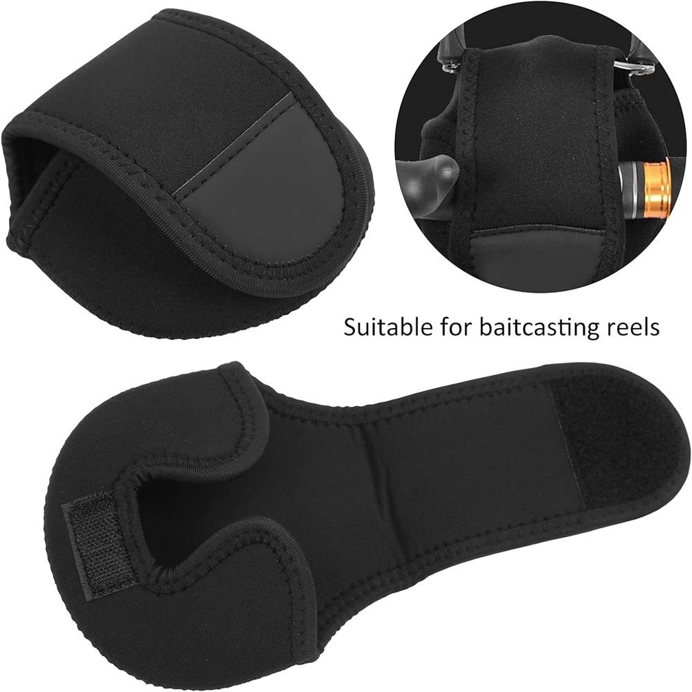 2Pcs Fishing Reel Bag Baitcasting Reel Cover Case Reel Protective Case Waterproof Baitcast Reel Protective Pouch