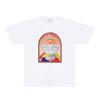 CASA Casablanca Short Sleeve T Shirt Couples Star Castle Letter Print Casual Loose Fit
