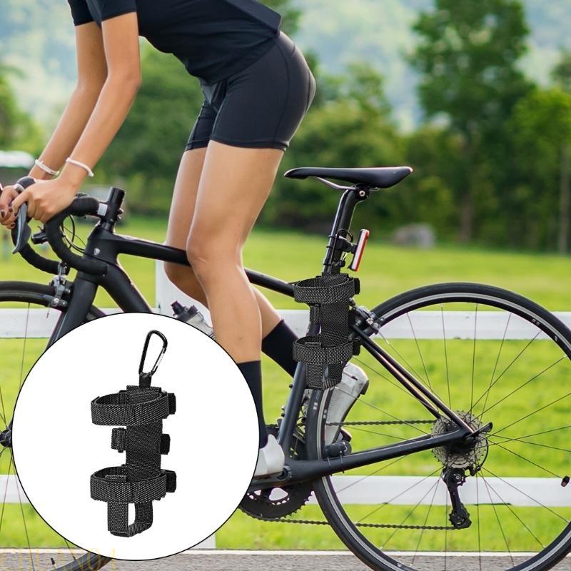 A1A2 Road Bike Speakers Mount Belt with Carabiner Bottles Stand Portable Bike Speakers Belt Cycling Accessory Easily Install