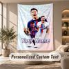 Tapestry Custom Name Text, Wall Hanging Tapestry Home Room DecorRobert Lewandowski