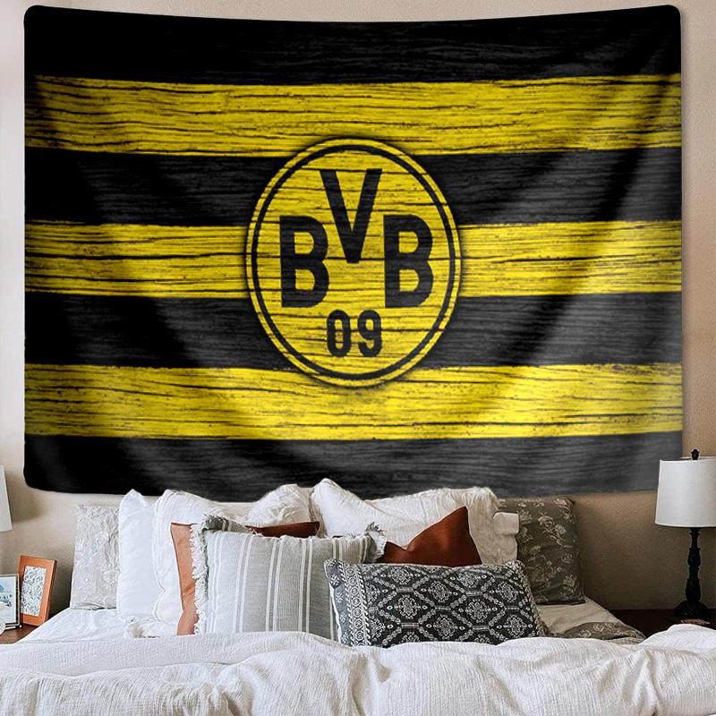 1PC Borussia Dortmund Tapestry, Unique Design Tapestry, Wall Decor for Bedroom,Livingroom, Playroom,Heartwarming Fan Holiday Gifts