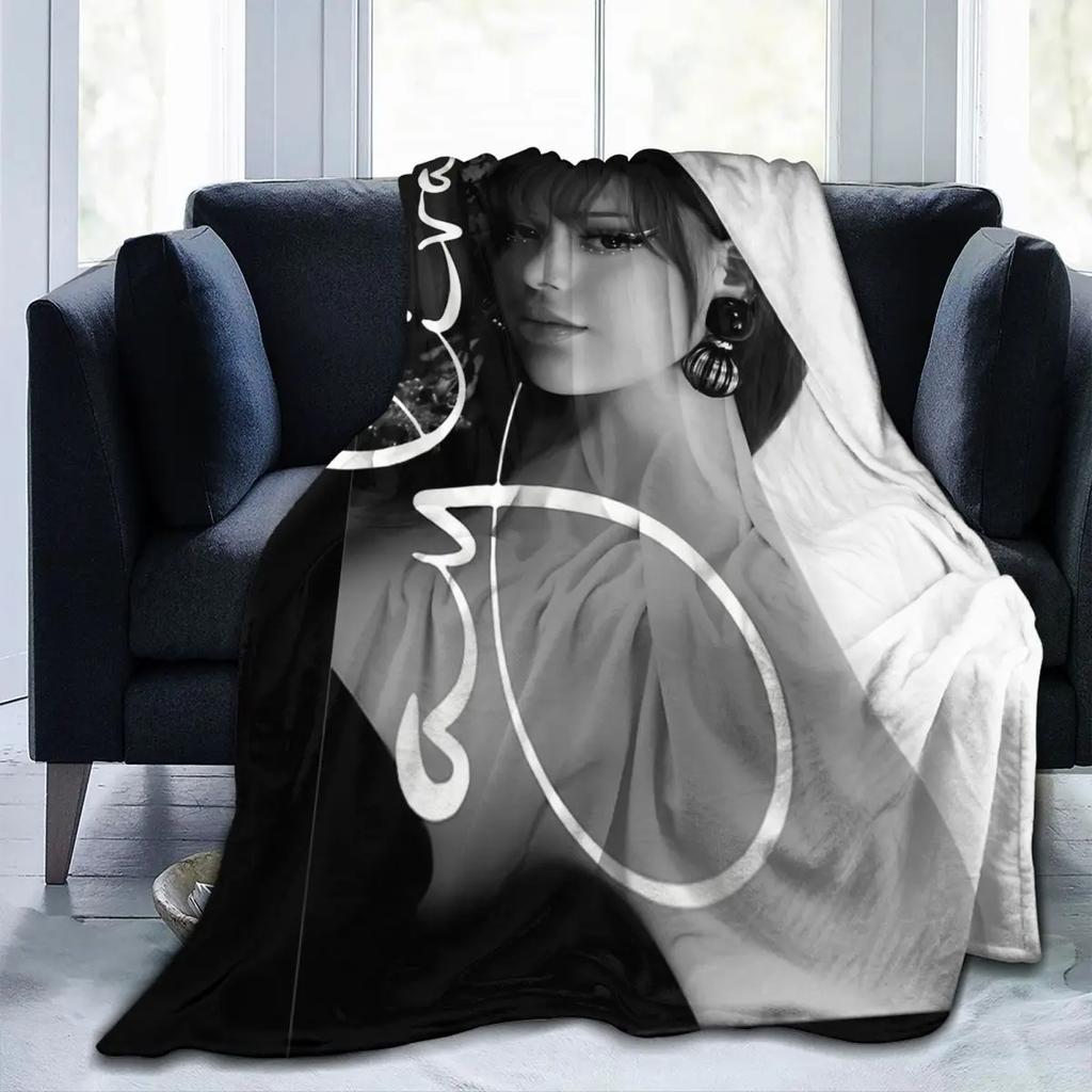 Ayliva Cool Singer Pop Music Blankets Fleece Printed Liebe Tour Cozy Lightweight Throw Blankets for Sofa Office Bedspreads