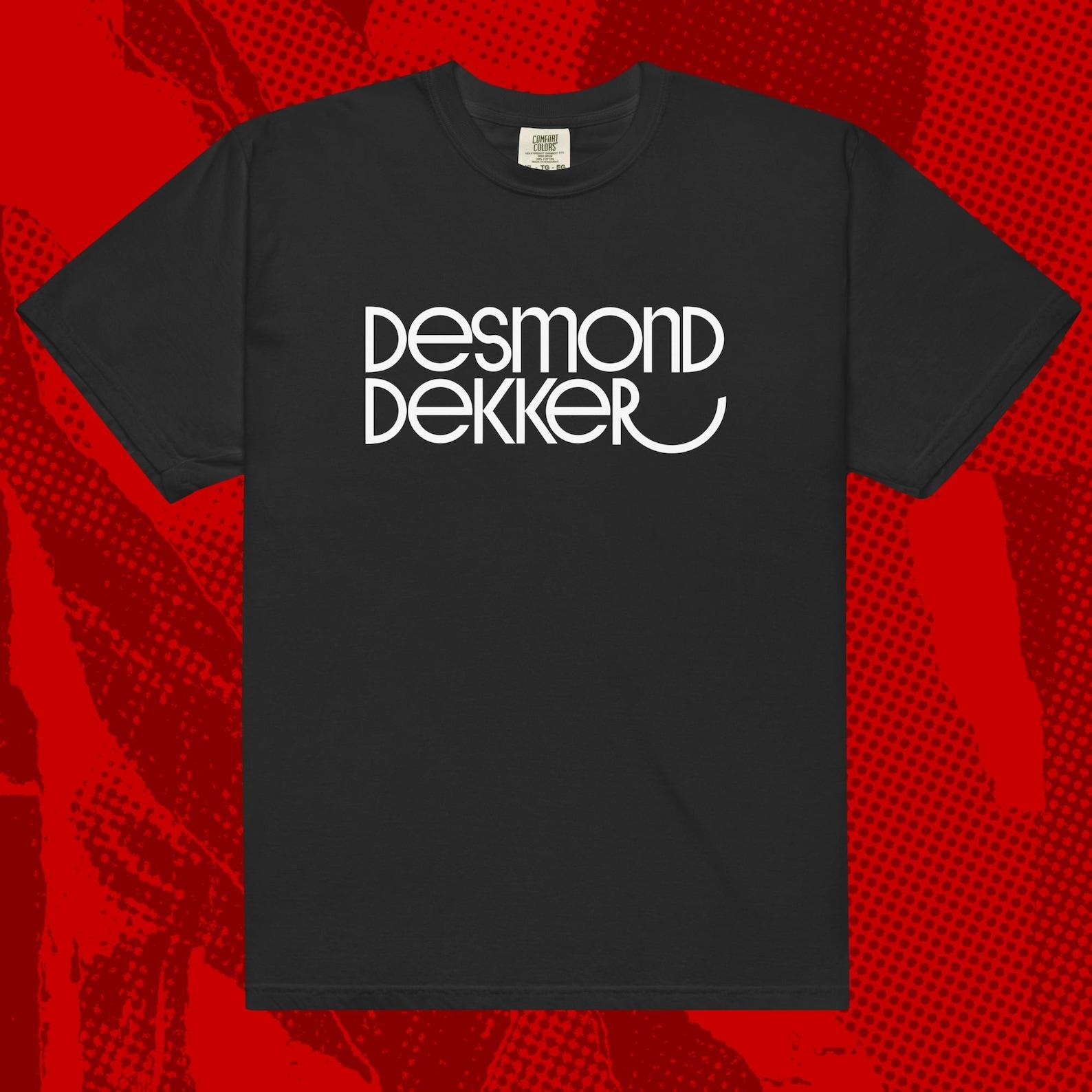 Desmond Dekker Logo T-Shirt | Ska Rocksteady Reggae Prince Buster L