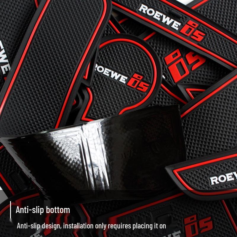 21 Roewe I5 Cup Holder and Door Slot Mat for Interior Decoration