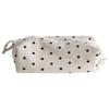 Süßes Federmäppchen Polka Dot Reißverschluss Schreibwarentasche Stifteaufbewahrungstasche Schulbüromaterial