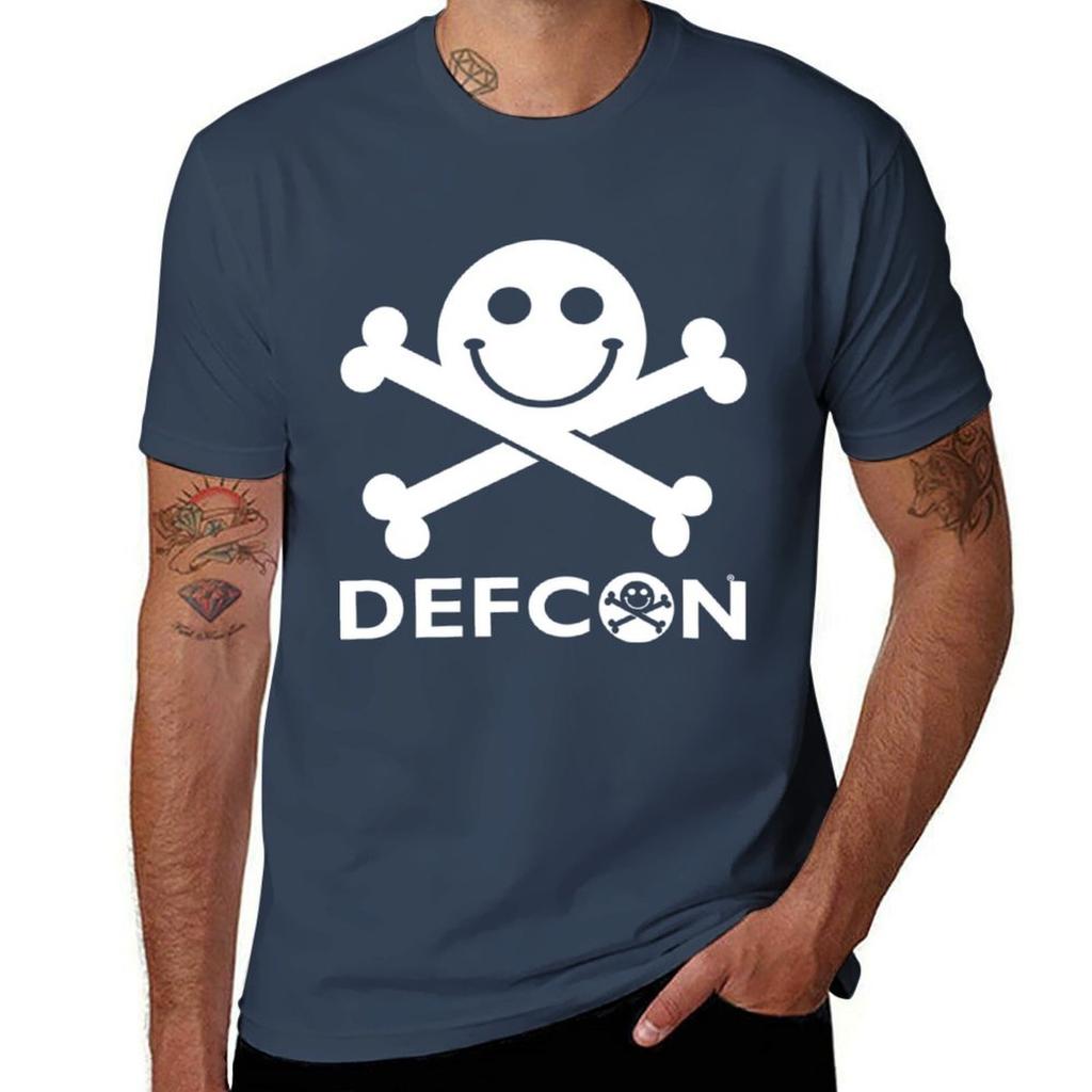 Defcon TShirt Art Pattern Printed Casual Top