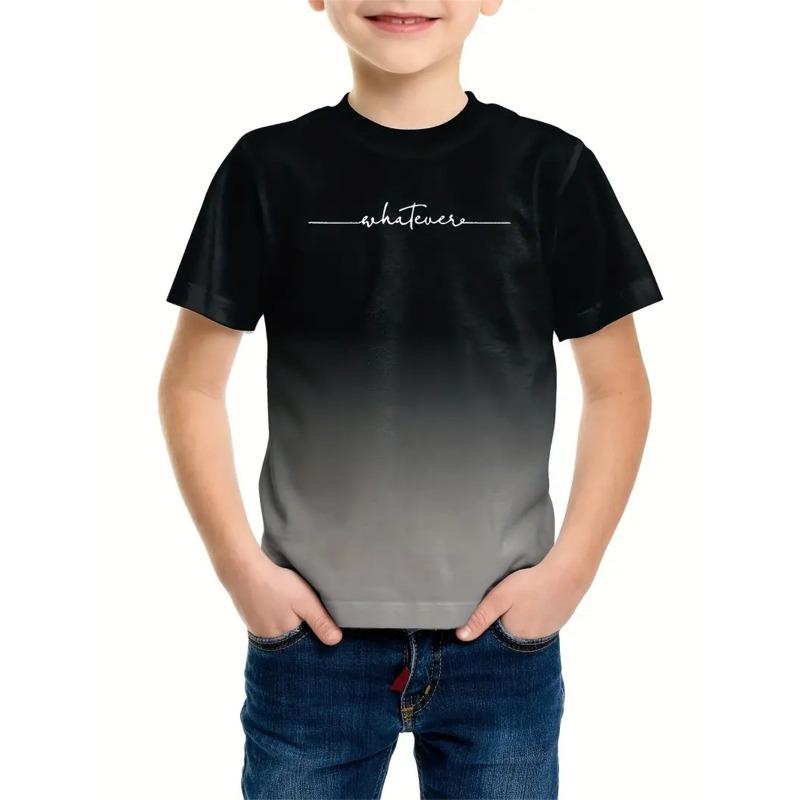 

Простая детская одежда для мальчиков с принтом 3D-кота, футболка с коротким рукавом, детская одежда, модная футболка для мальчиков, топ, футболка 150