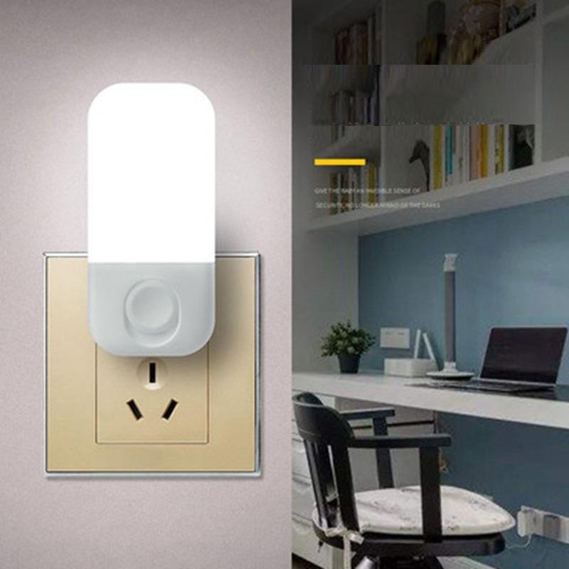 Cute Mini LED Night Light LED Dimmer Baby Nursing Eye Sleep Light Bedroom Sleep Light Plug-in LED Energy Saving Lamp