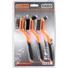 WORKSHOP BRUSHES 3 PCS COPPER, STEEL, NYLON