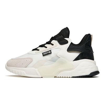 Magic Cube Synthetic Leather Fabric Refuse Mediocrity Non-Slip Wear-Resistant Shock Absorption Low-Top Dad Shoes Women Sneaker 122148808-2