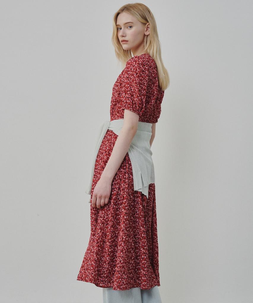 Ollibeudeollibeu Printed Seersucker Maxi Dress Ow6Mo4550