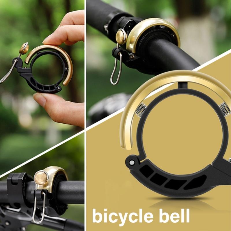 Coppers Alloy Bells Classical Bicycles Bells Loud Sound Bikes Rings Retro Bicycles Bells for Mountain Bikes Handlebars