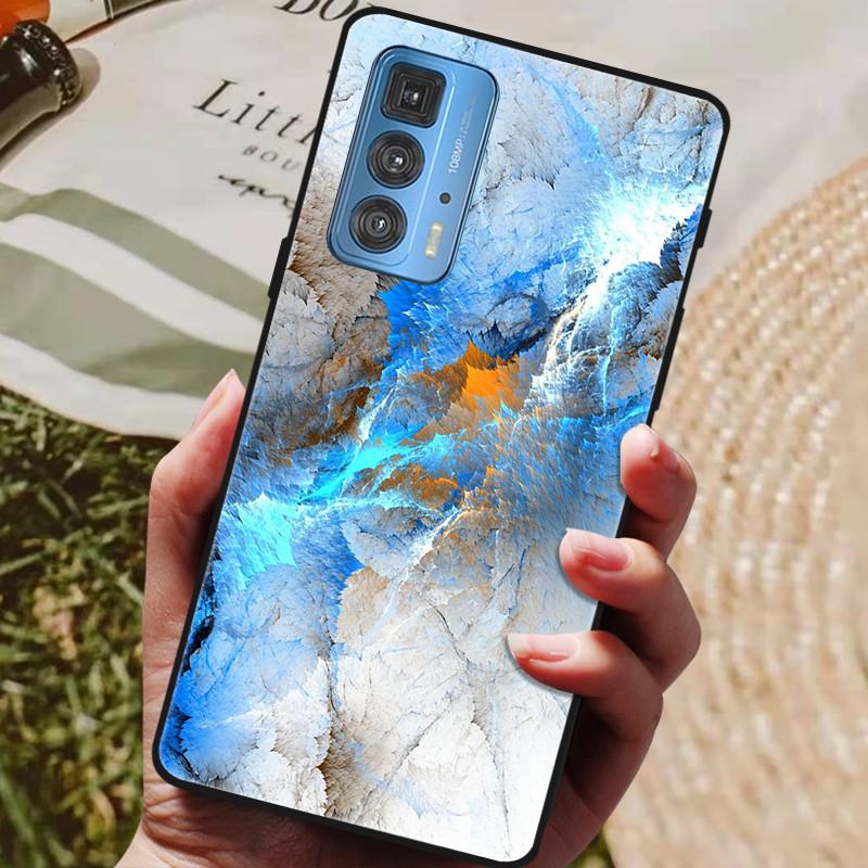 Für Motorola Moto Edge 20 Pro Hülle Weiche TPU Silikon Rückseite für Motorola Moto Edge S 20 Pro 5G Handyhüllen Mode Coque